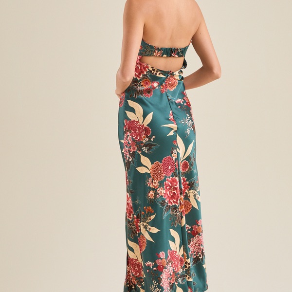 Altar’d State Floral Strapless Dress